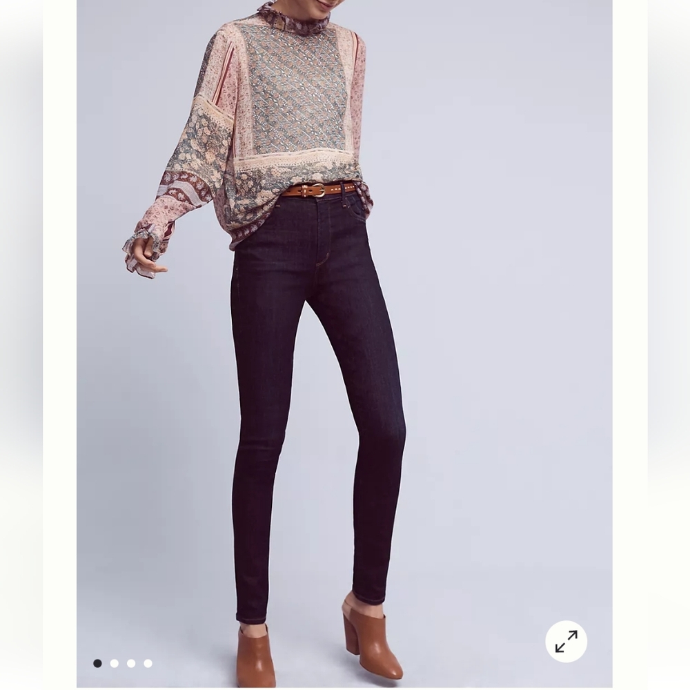 Citizens Of Humanity Dark Blue High Rise Jeans